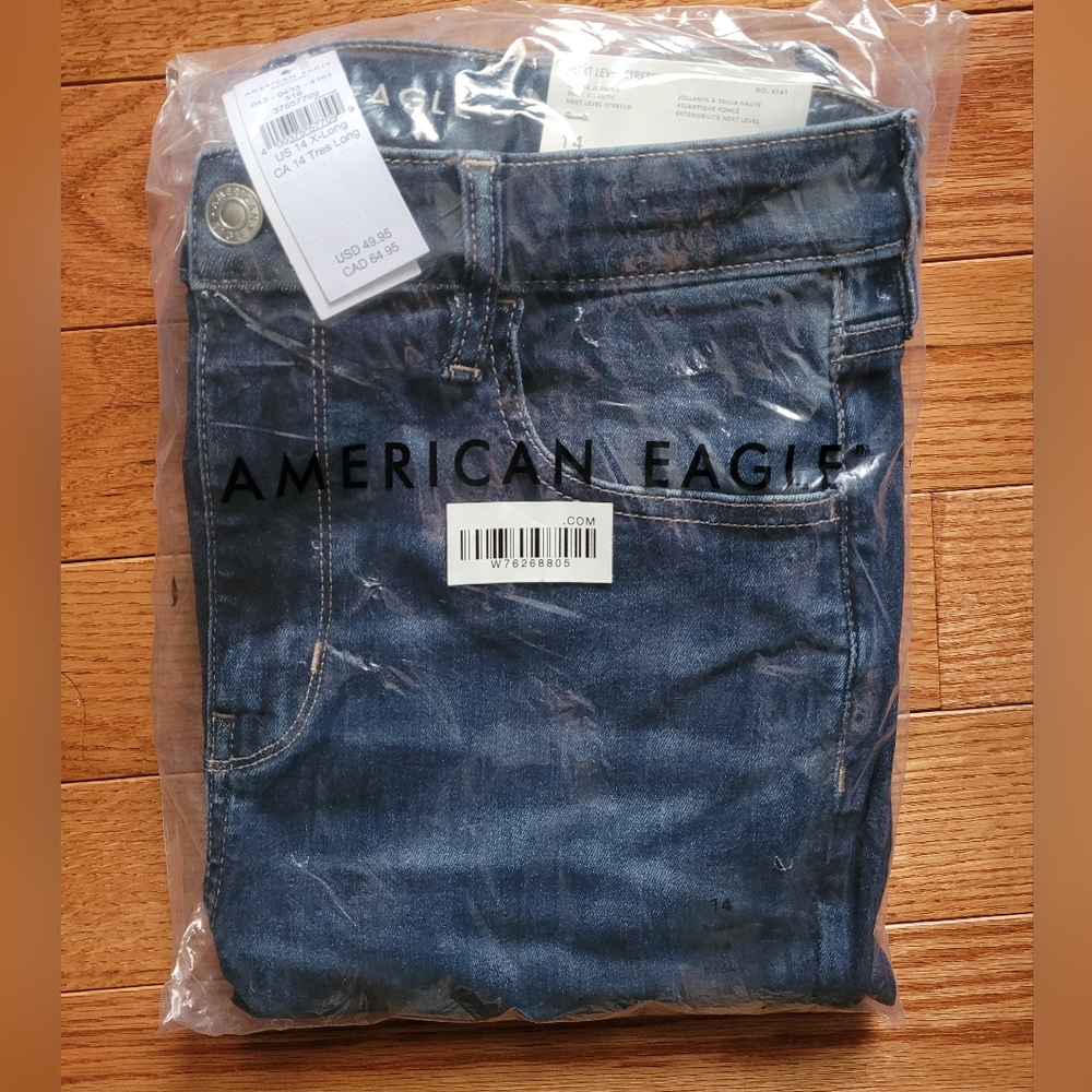 American Eagle dark wash jeggings
